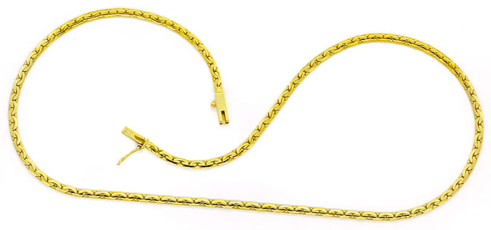 Foto 1 - Collier Kette flaches enges Ankermuster in 14K Gelbgold, K3275