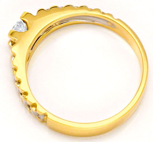 Foto 3 - Brillant-Diamant-Ring Egl 0,23 H VVS Gelbgold-Weißgold, S2625